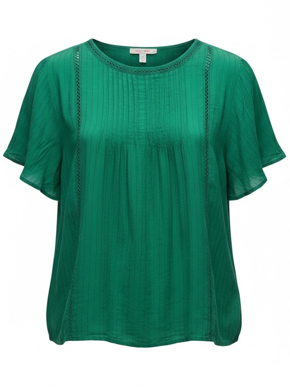 Women's Green Short Sleeve Blouse